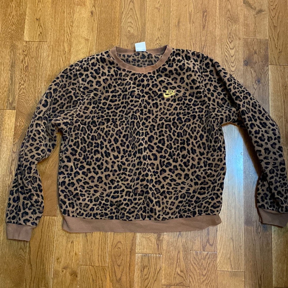 Nike animal print pullover